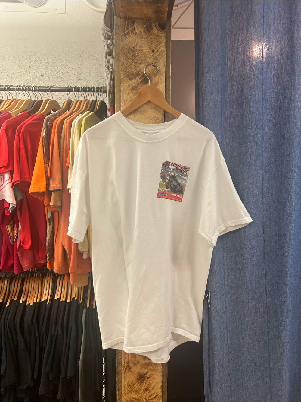 Vintage 2004 Noriyuki Haga Racing White Tee